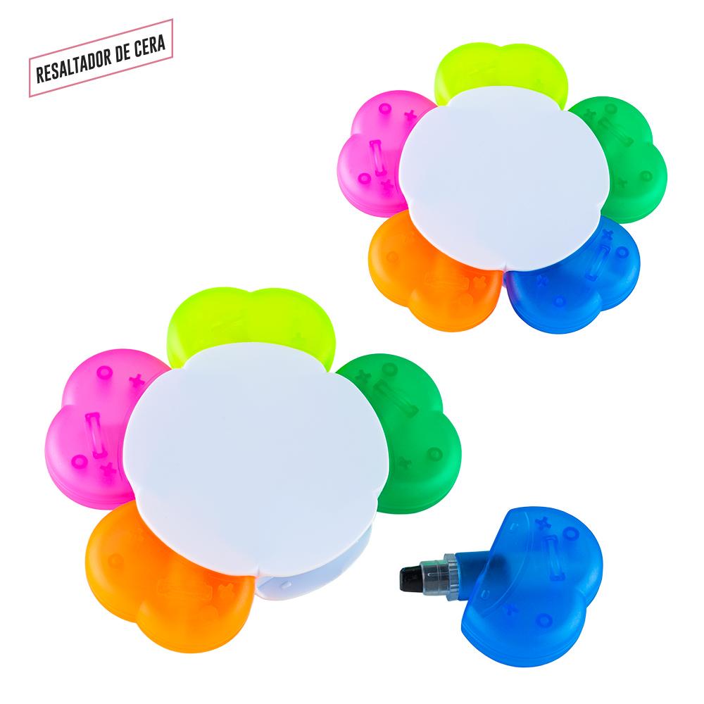 RESALTADOR MAGICO EN CERA FLOWER - 5 COLORES