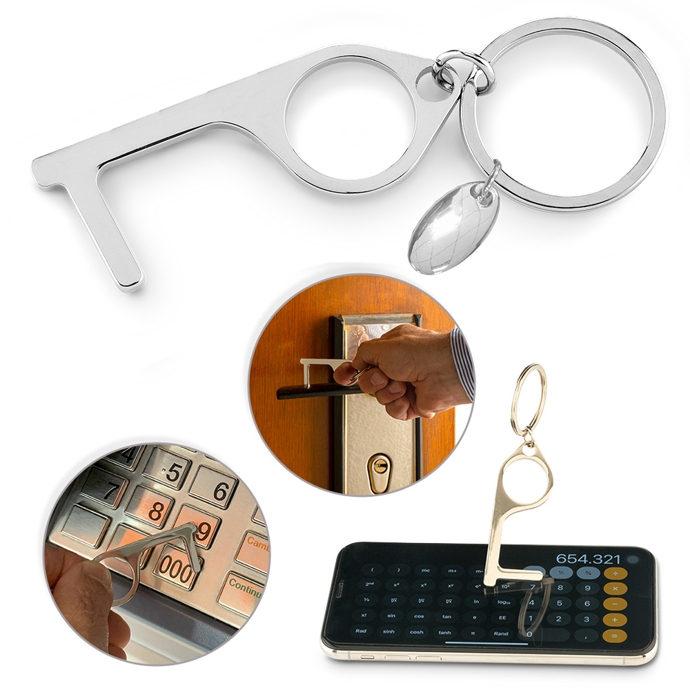 LLAVERO MULTIUSOS METALICO TOUCH FREE ML-386 - OFERTA