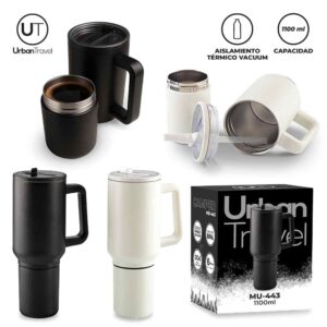 MUG METALICO CAMPER URBAN TRAVEL 1100ml