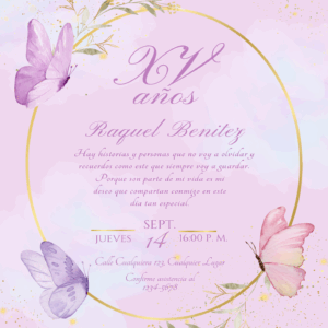 Pack Tarjetas de Invitación x 50 unidades