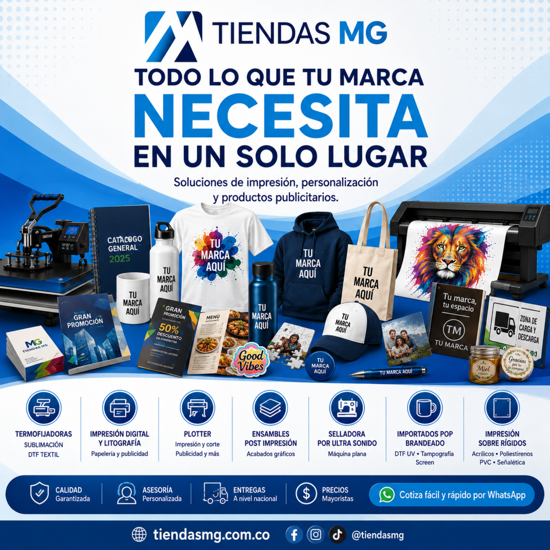 Ensambles post impresión - Tiendas MG