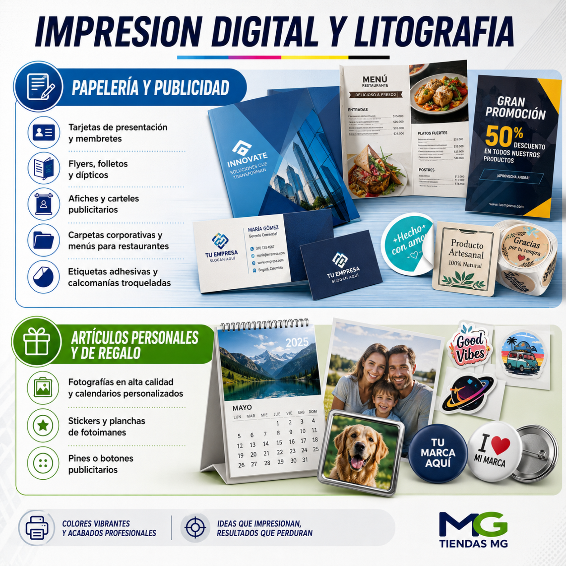 Termofijadoras, sublimación y DTF textil - Tiendas MG