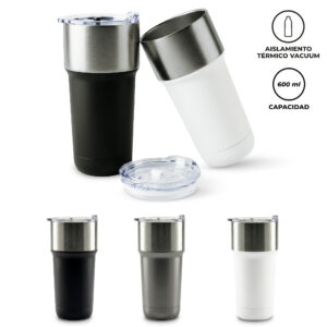 MUG METÁLICO ARROW 600 ML