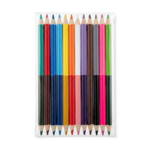 SET DE 12 COLORES DOBLEPUNTA EN BOLSA
