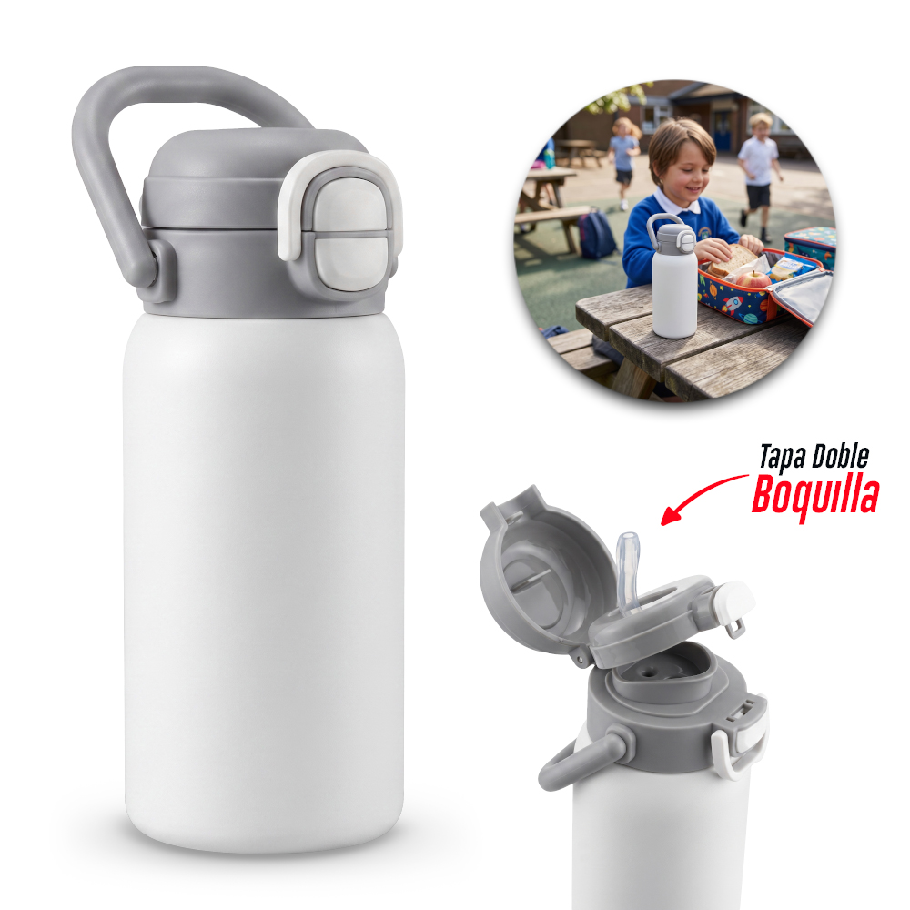 MINI BOTILITO METÁLICO KIDZ 500ML
