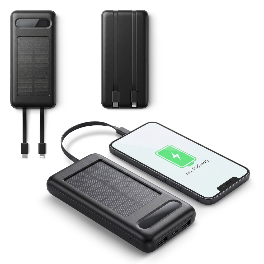 PILA RECARGABLE SOLAR TERRA 10.000 mAh